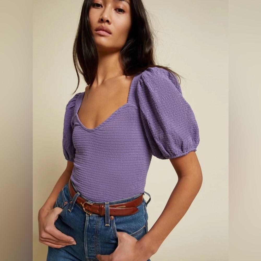 Nation Ltd Bianca Smocked Tee